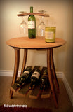 Napa Wine Barrel Side Table