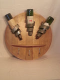 Wine Bottle display w/ Shelf & Hooks
