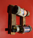 Double Stave Two Wine Bottle Holder