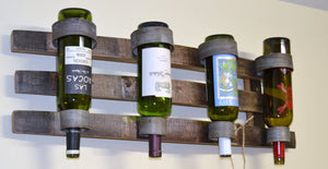 Triple Stave hanging Wine Bottle holder