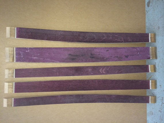 5 staves from a 2010 California wine barrel