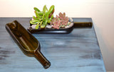 Wine bottle garden succulent/cacti planter