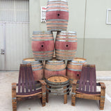 2 Wine Barrel Adirondack Chairs