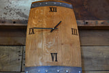 Custom Wine Barrel Stave Clock