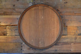 Personalized Reclaimed Wine Barrel Head/Lazy Susan/Wall Art