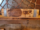 Personalized Name's Wine Cellar - Wine Barrel Stave Laser Engraved Sign