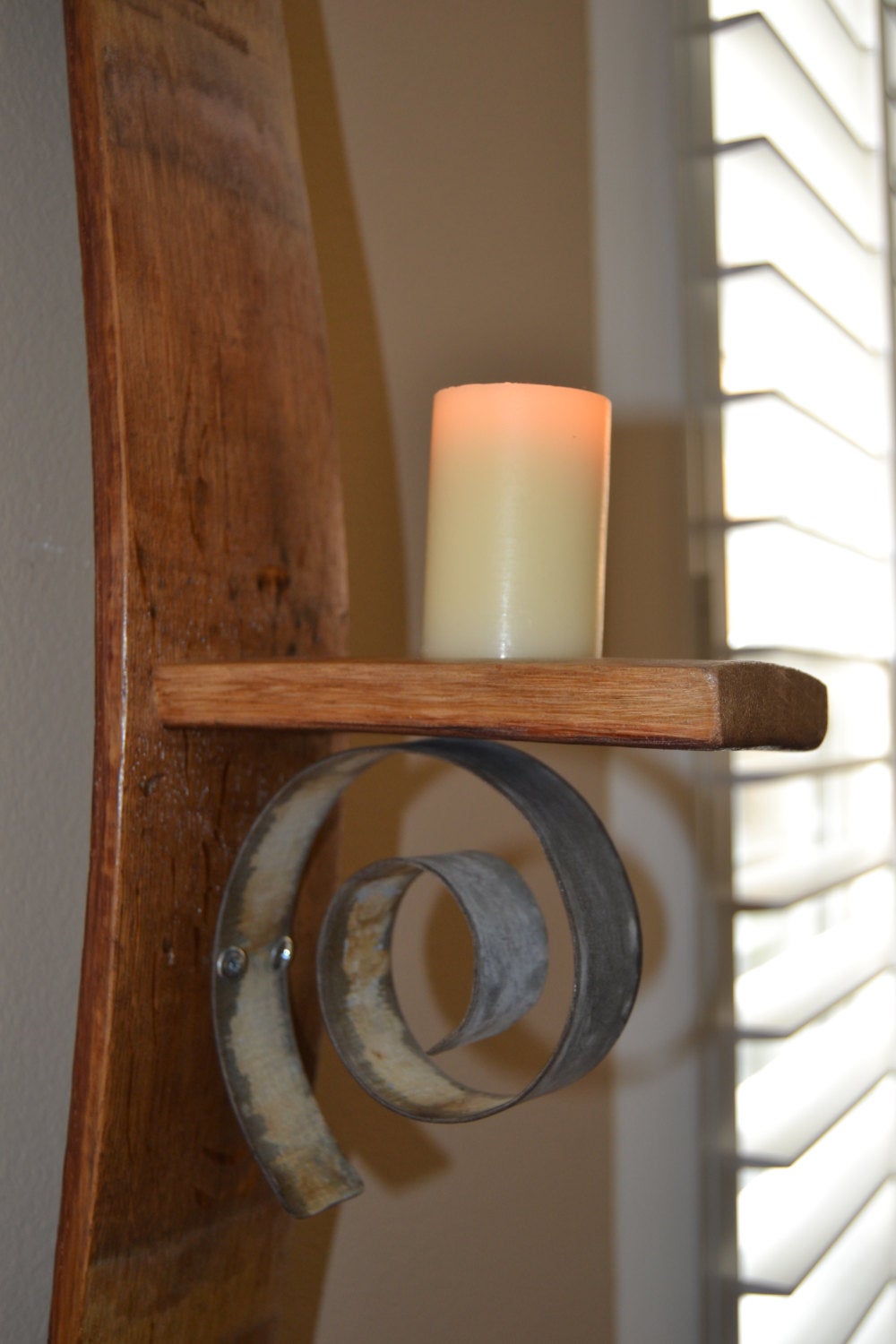 Wine Barrel Stave Wall Candle Holder – The Winey Guys